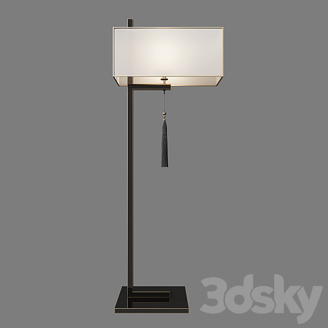 New chinese floor lamp 3DSMax File - thumbnail 1