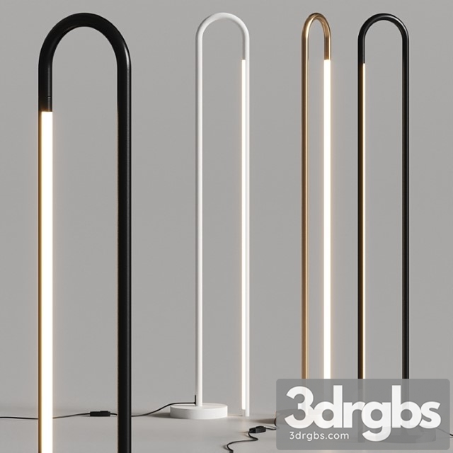 Nexia Bow Floor Lamp 3dsmax Download - thumbnail 1