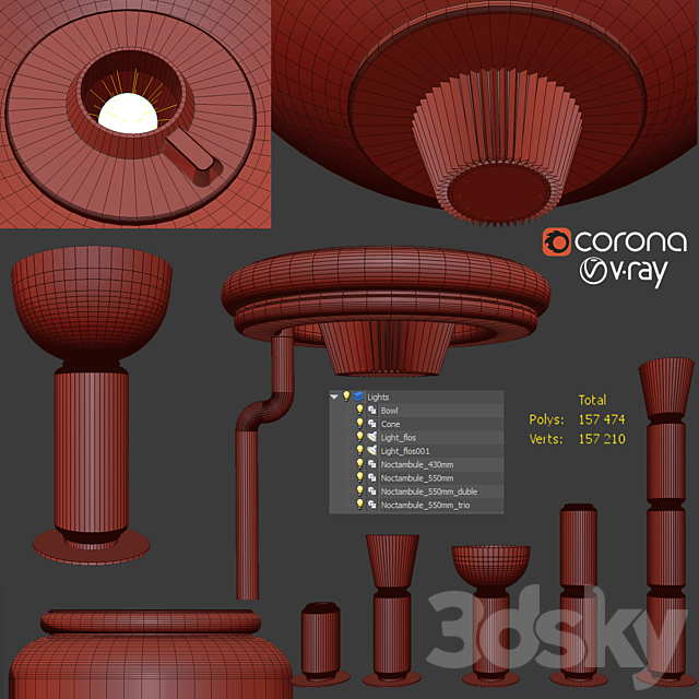 Noctambule flos flor 3DSMax File - thumbnail 3