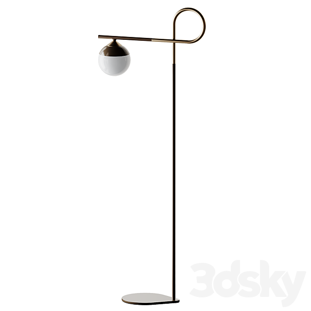 NODE Floor Lamp from CorteZari 3DSMax File - thumbnail 1