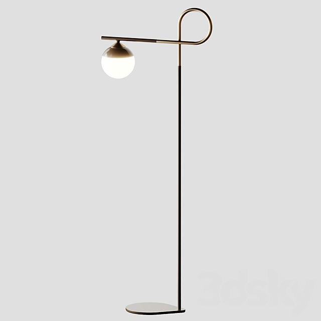 NODE Floor Lamp from CorteZari 3DSMax File - thumbnail 2