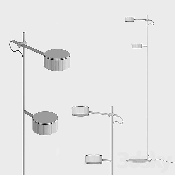 Nordlux CLYDE Floor lamp 3DS Max - thumbnail 2
