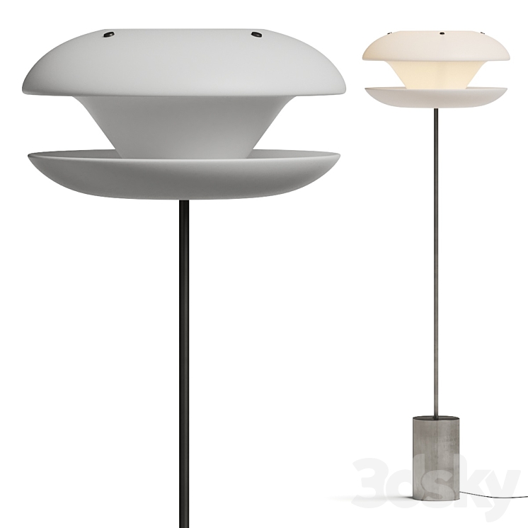 Norr11 Yo-Yo Floor Lamp 3DS Max Model - thumbnail 1