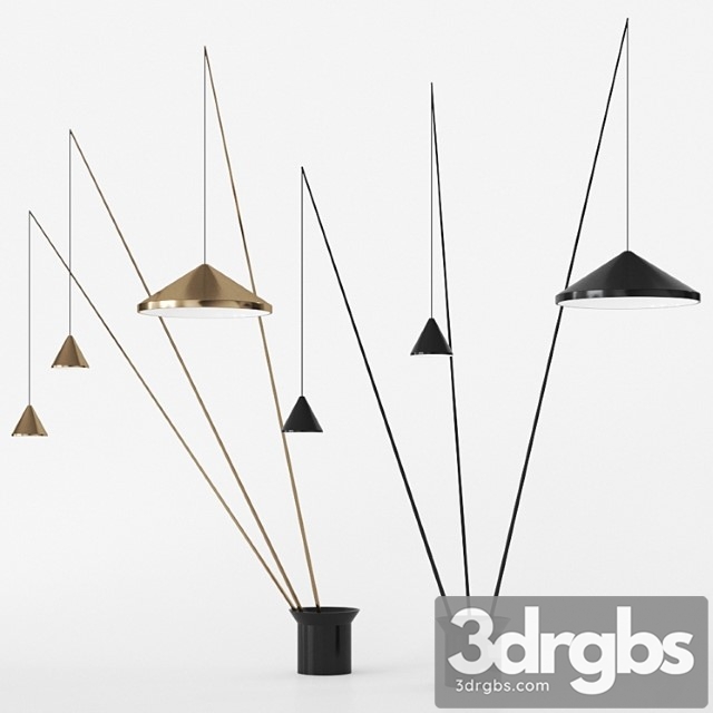 North by Vibia Floor Lamp 3dsmax Download - thumbnail 1