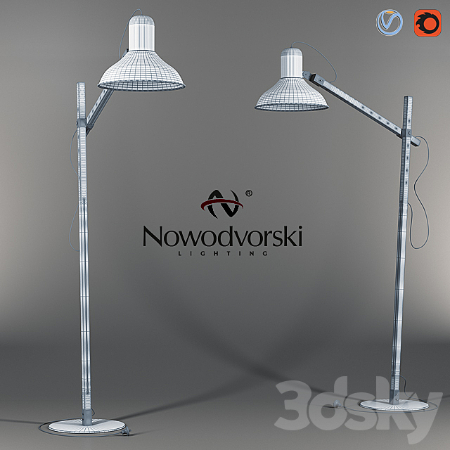 Nowodvorski 6534 WOOD BOY 3DS Max Model - thumbnail 2