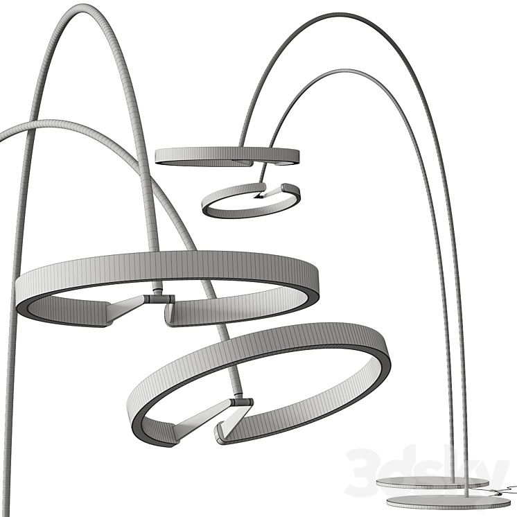 Occhio Mito Largo Floor Lamps 3DS Max - thumbnail 2