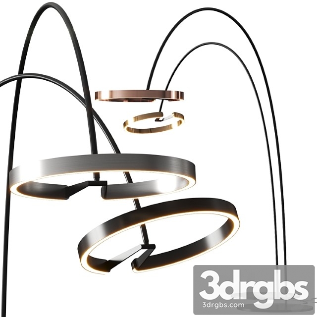 Occhio mito largo floor lamps 3dsmax Download - thumbnail 1