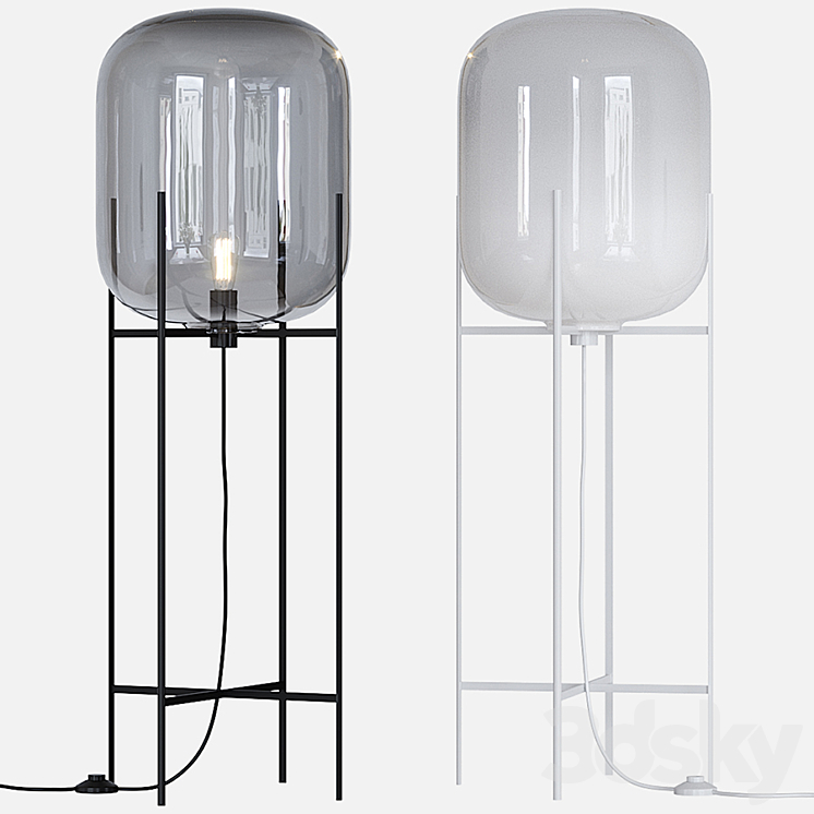 Oda floor lamps 3DS Max - thumbnail 2