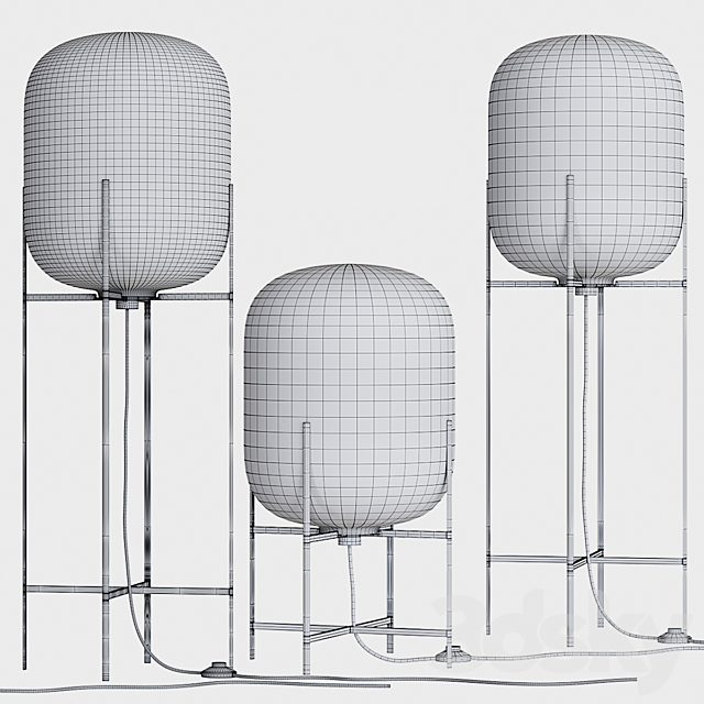 Oda floor lamps 3DSMax File - thumbnail 4