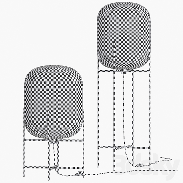 Oda floor lamps 3DSMax File - thumbnail 5