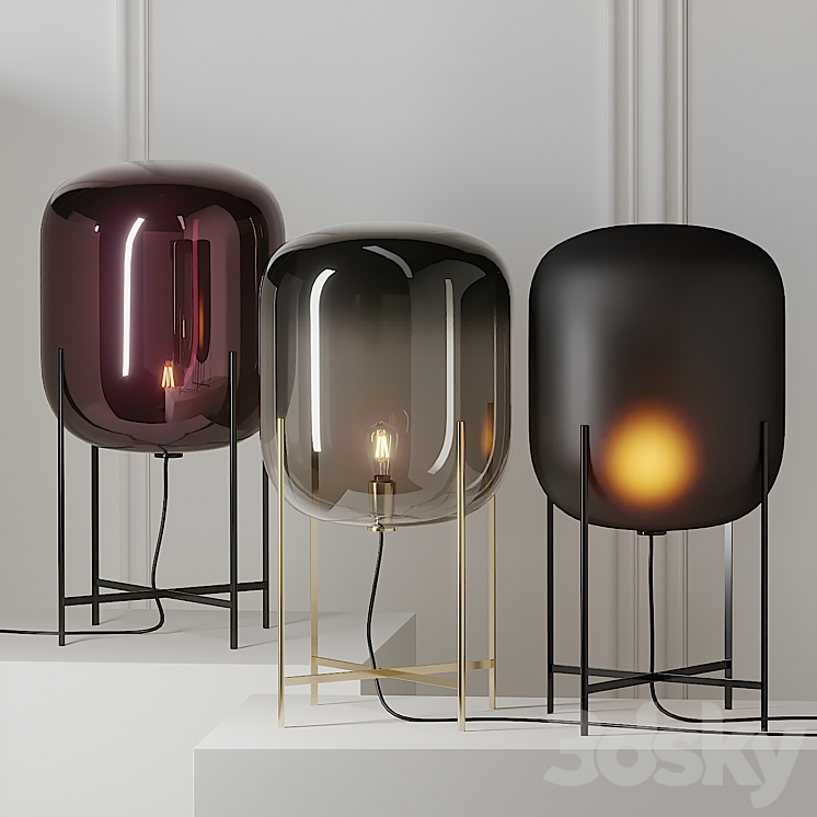 Oda Medium Floor Lamp by Pulpo 3DS Max - thumbnail 1