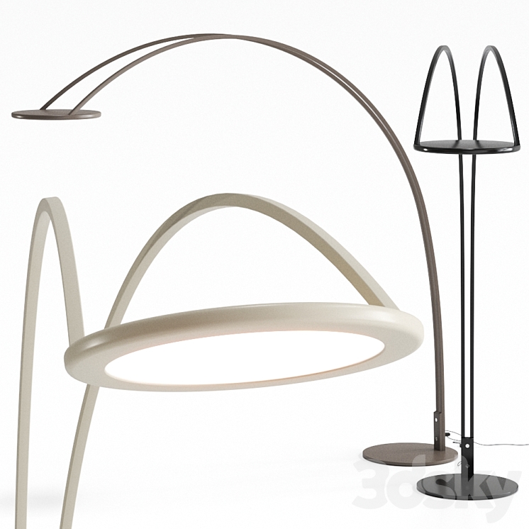 ODISSEA floor lamp By Tonin Casa 3DS Max - thumbnail 1