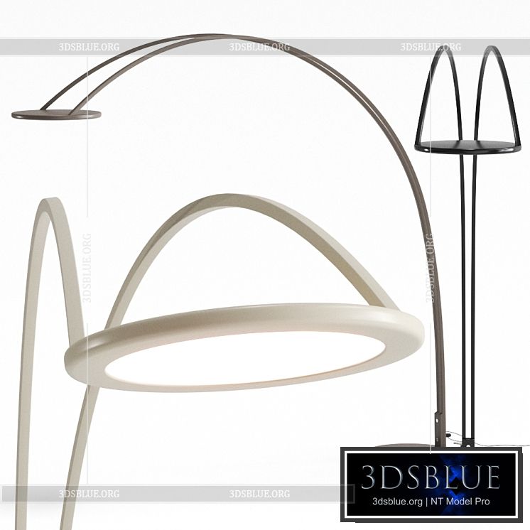 ODISSEA floor lamp By Tonin Casa 3DS Max - thumbnail 3