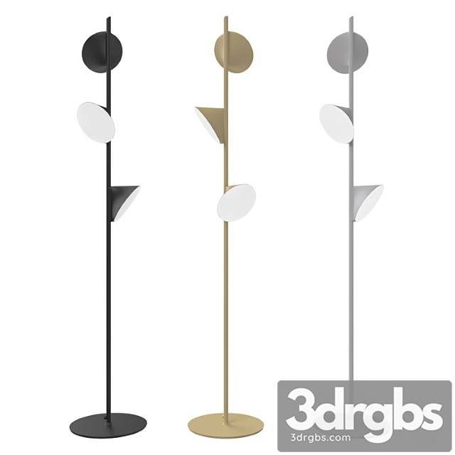 Orchid floor lamp 3dsmax Download - thumbnail 1