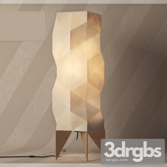 Paper Floor Lamp 3dsmax Download - thumbnail 1