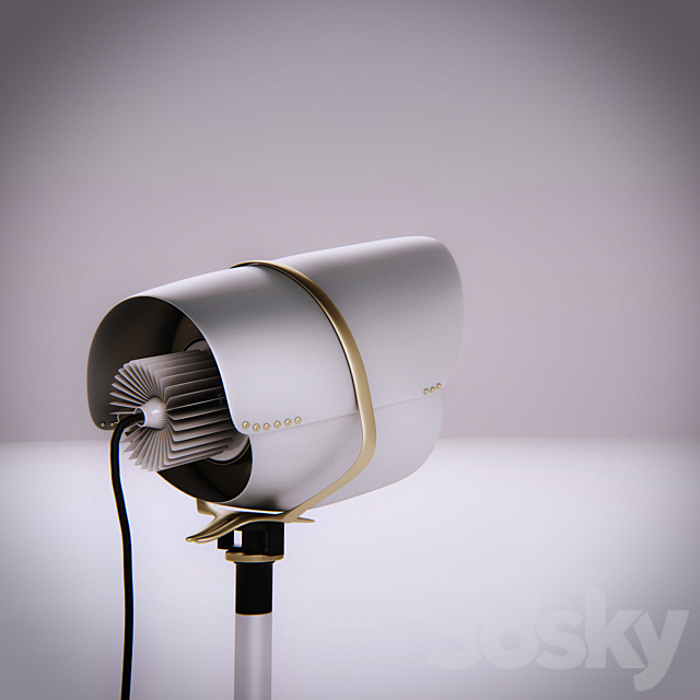 Pedant Lamp on Tripod 3DS Max Model - thumbnail 2