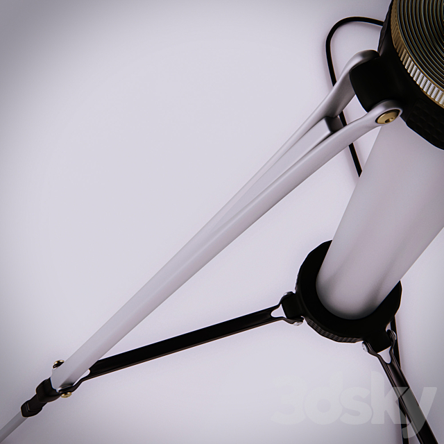 Pedant Lamp on Tripod 3DS Max Model - thumbnail 3