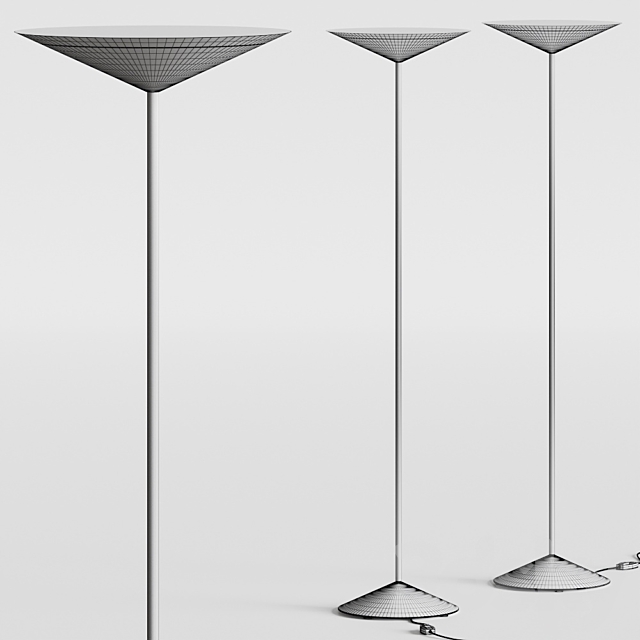 Penta Narciso Floor Lamps 3DS Max Model - thumbnail 2