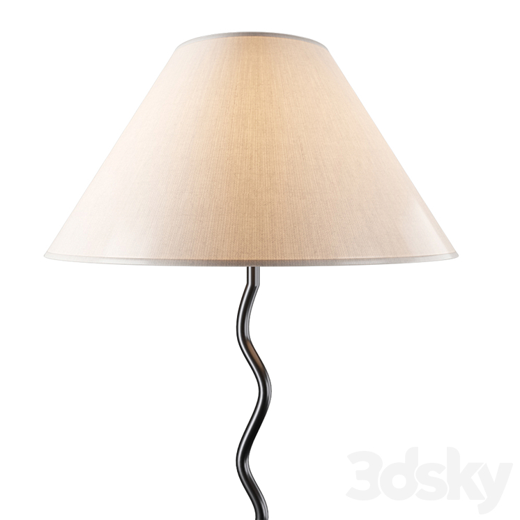 Percy Floor Lamp 3DS Max Model - thumbnail 2