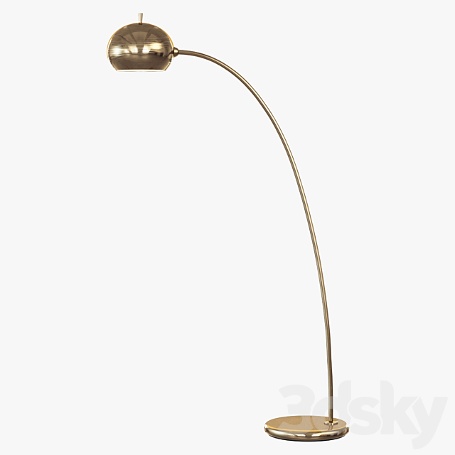 Petite Arc Metal Floor Lamp 3DSMax File - thumbnail 1