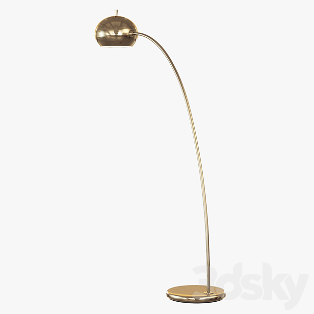 Petite Arc Metal Floor Lamp 3DSMax File - thumbnail 2