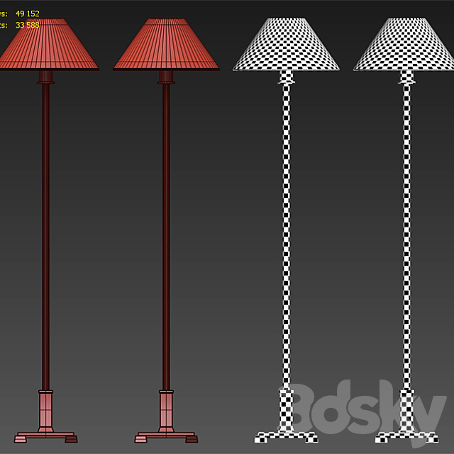 PETITE CANDLESTICK LAMP 3DS Max Model - thumbnail 3