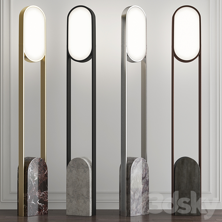 PILL – FLOOR LAMP 3DS Max - thumbnail 1