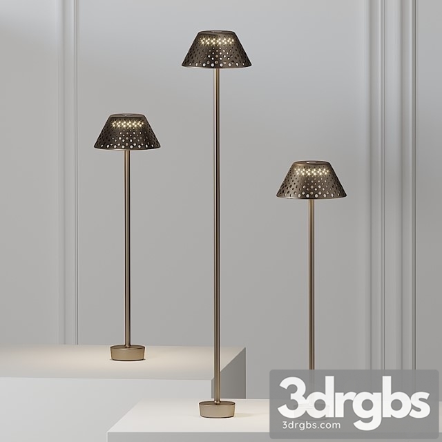 Platek mesh floor lamp 3dsmax Download - thumbnail 1