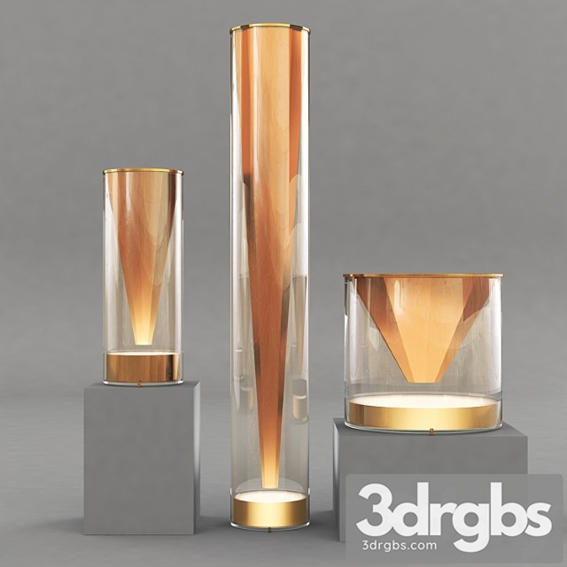 Pluma floo lamp rohe bobois 3dsmax Download - thumbnail 1