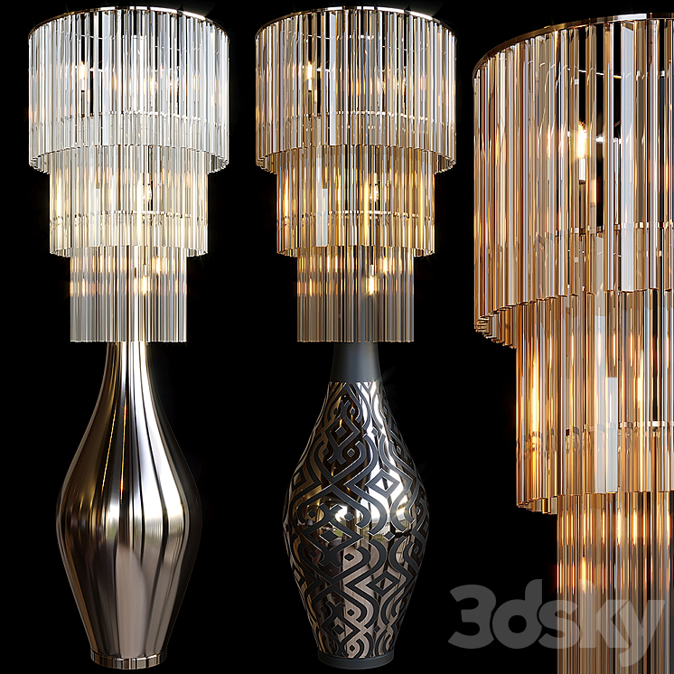 Preciosa floor lamp 3DS Max - thumbnail 1