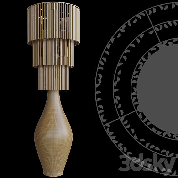 Preciosa floor lamp 3DS Max - thumbnail 2