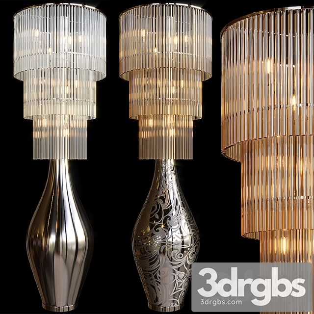 Preciosa Floor Lamp 3dsmax Download - thumbnail 1