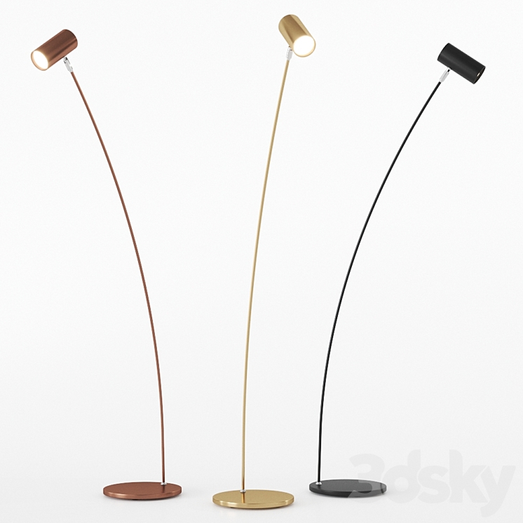 Puck 39911 by Örsjö Belysning floor lamp floor lamp 3DS Max Model - thumbnail 1