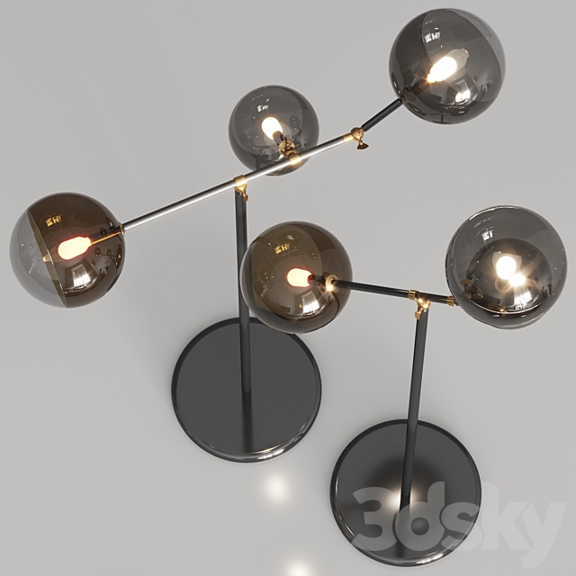 Reflex Angelo Bulles XL Floor Lamps 3DS Max Model - thumbnail 2