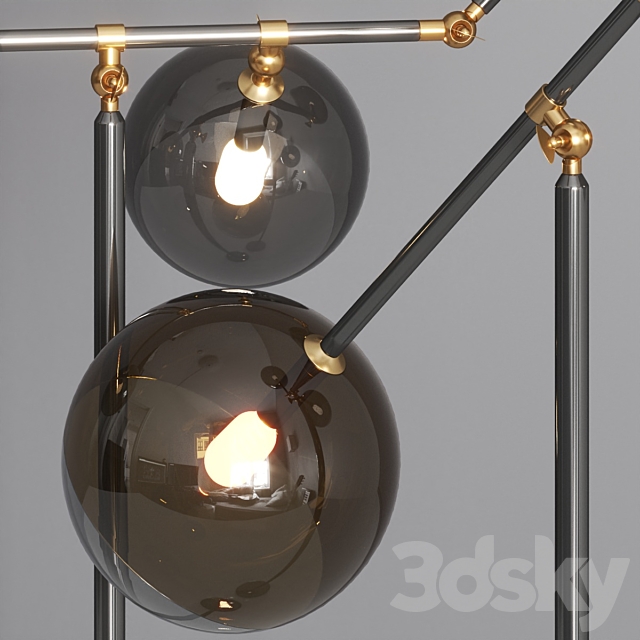 Reflex Angelo Bulles XL Floor Lamps 3DS Max Model - thumbnail 3