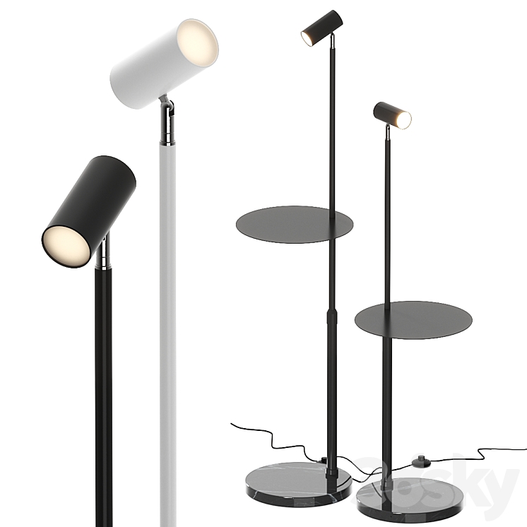 Relax Fan Europe Lighting Floor lamp 3DS Max Model - thumbnail 1