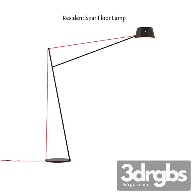 Resident Spar Floor Lamp 3dsmax Download - thumbnail 1