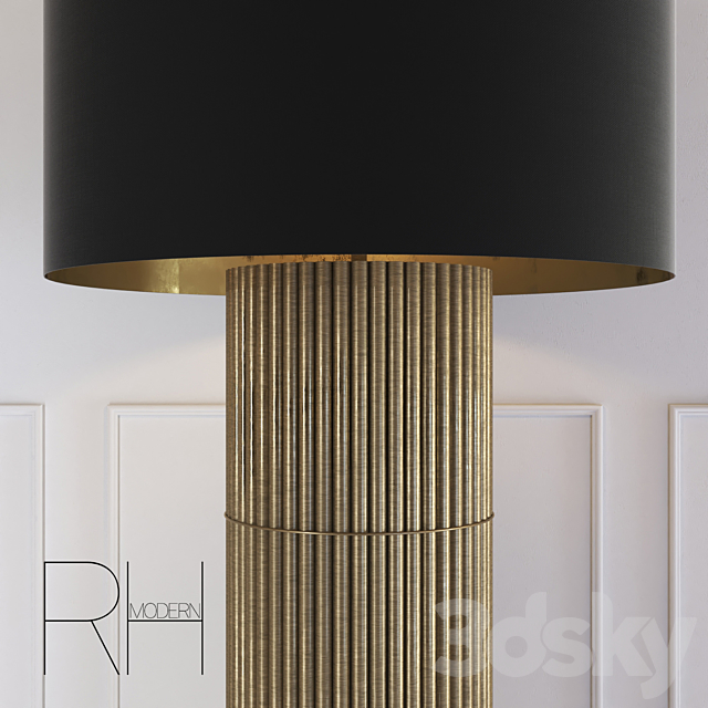 RH Modern Herve Floor Lamp 3ds Max - thumbnail 2