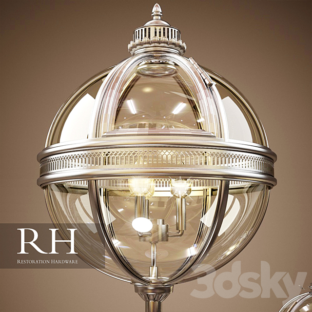 RH VICTORIAN HOTEL FLOOR LAMP + DESK LAMP 3DSMax File - thumbnail 2