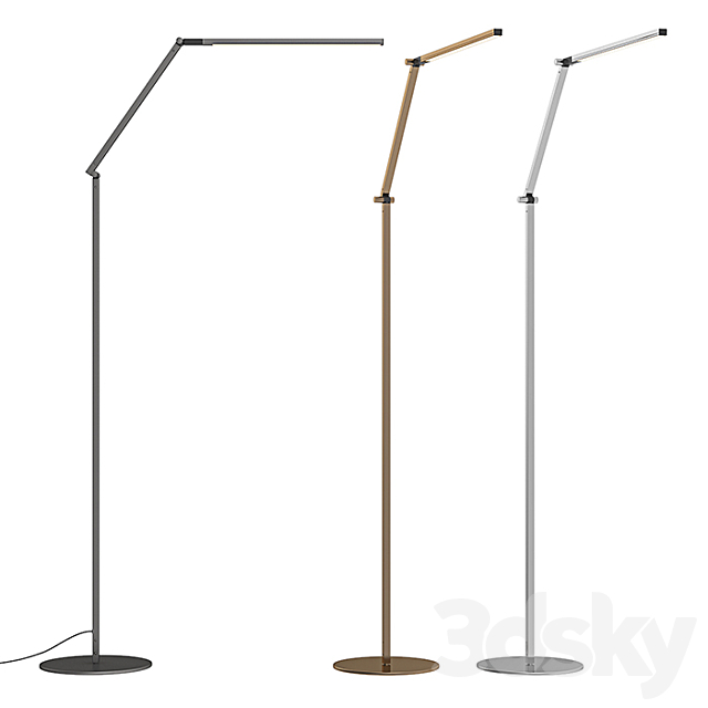 RH – Z Bar LED Task Floor Lamp 3ds Max - thumbnail 2