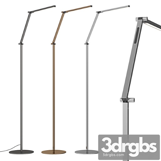 Rh – z bar led task floor lamp 3dsmax Download - thumbnail 1