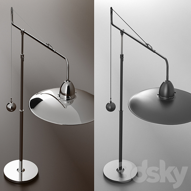 RH_1940S ARCHITECT’S BOOM FLOOR LAMP 3DSMax File - thumbnail 3