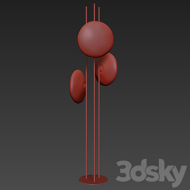 Riflessi Nubola Floor Lamp 3DSMax File - thumbnail 3