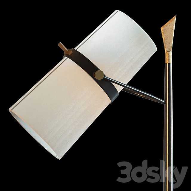 Riston Floor Lamp 3DS Max Model - thumbnail 2