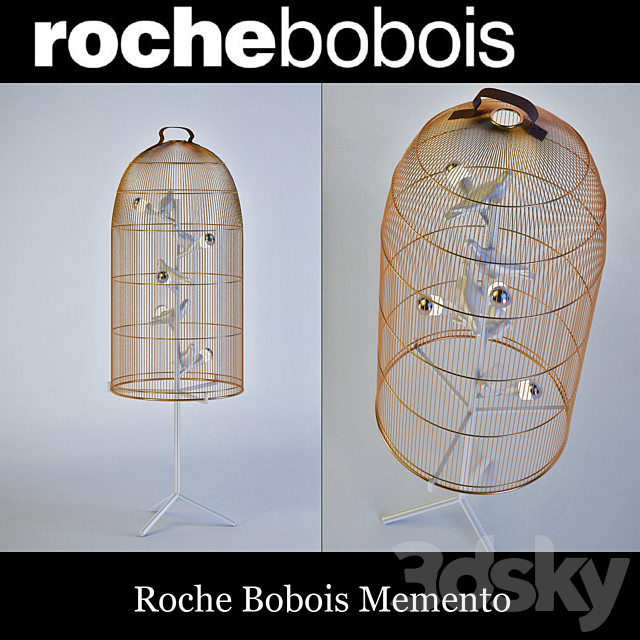 Roche Bobois Birds Floor Lamp 3DSMax File - thumbnail 1