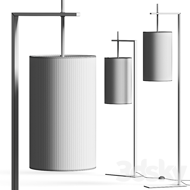 Roche Bobois Osaka Floor Lamps 3DSMax File - thumbnail 2