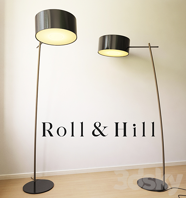 roll and hill lamp 3DSMax File - thumbnail 1