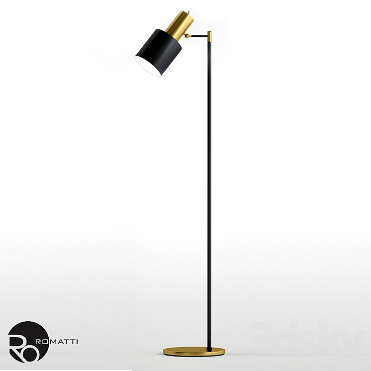 Romatti Floor lamp Floor lamp by design Henrik Pedersen 3DS Max - thumbnail 1