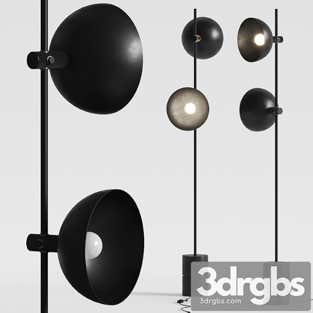 Romatti zena floor lamps_2 3dsmax Download - thumbnail 1