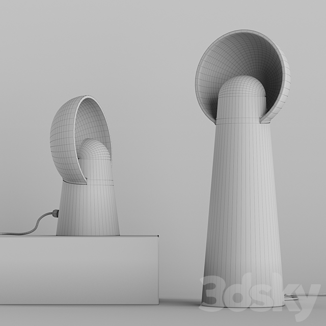 Romeo floor lamps Karman 3ds Max - thumbnail 3